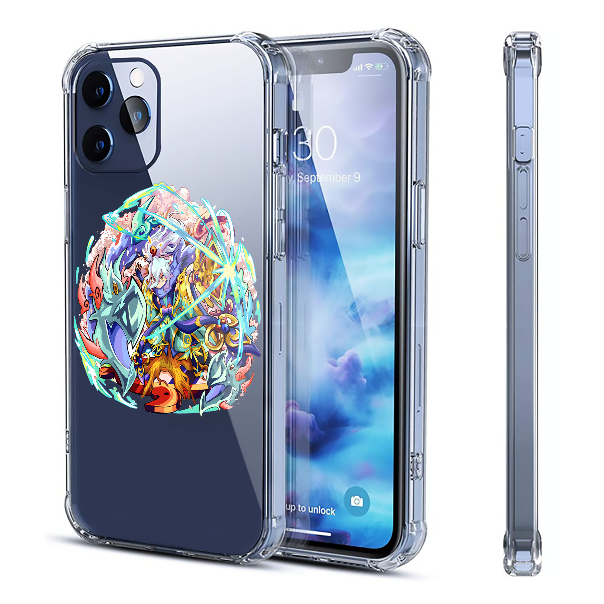 （画像用） 妖怪ウォッチ Yo-kai Watch 【iPhone 12シリーズ対応】透明スマホケース（クリアソフトケース）